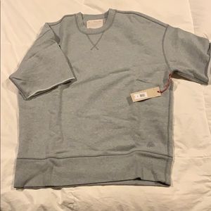 Banana Republic heritage cutoff sleeve sweatshirt